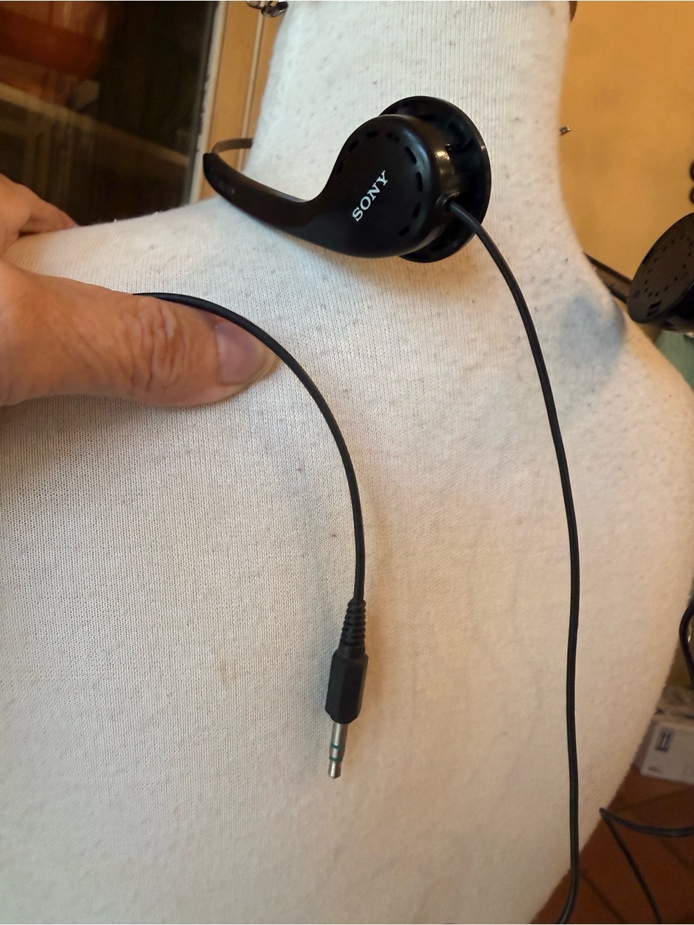 Sony Black Wired Earbud Headset